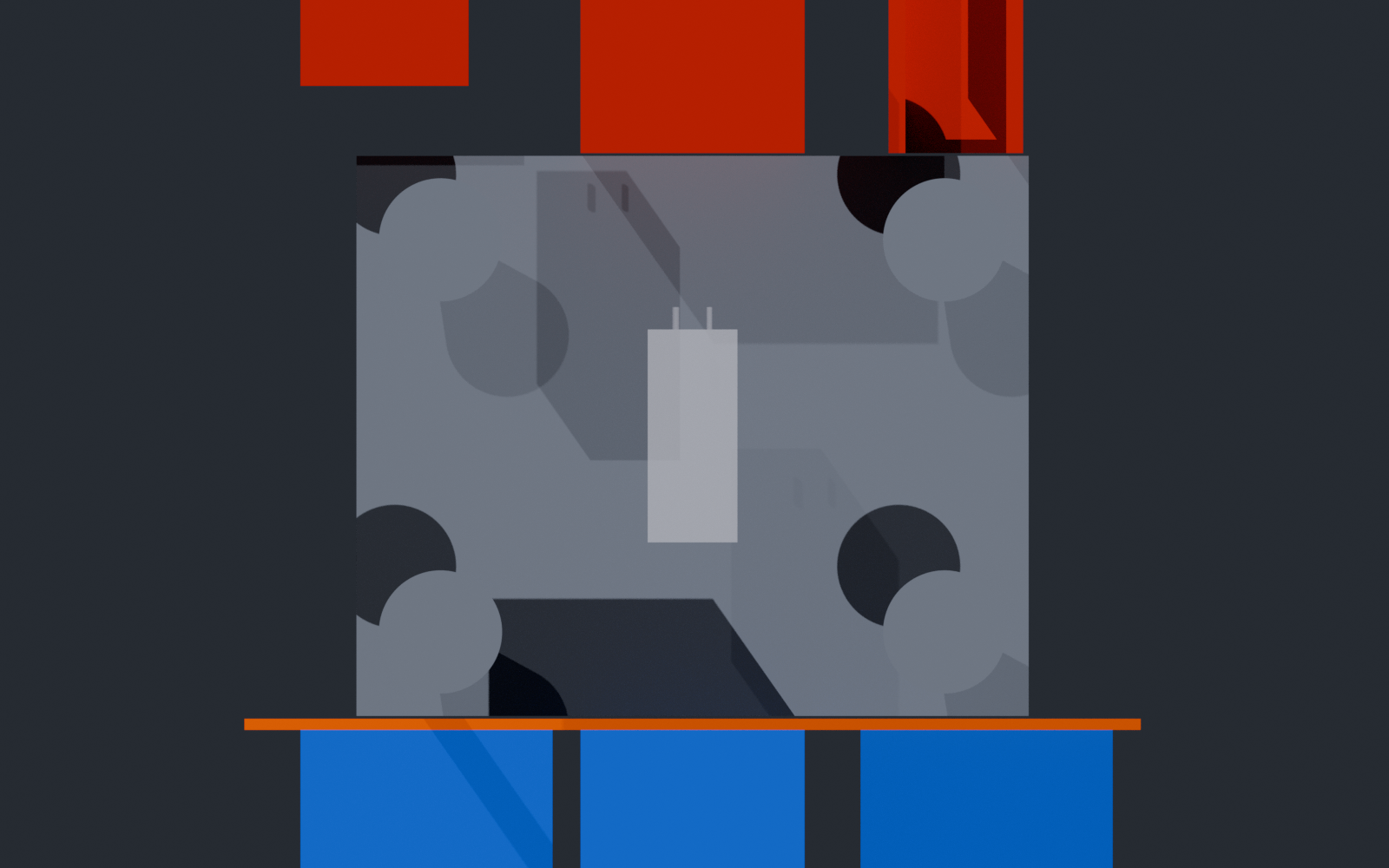 dock cell top layout render